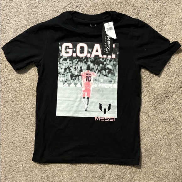 Messi Other - MESSI G.O.A.T. 🐐 Youth Size Large T-Shirt NWT